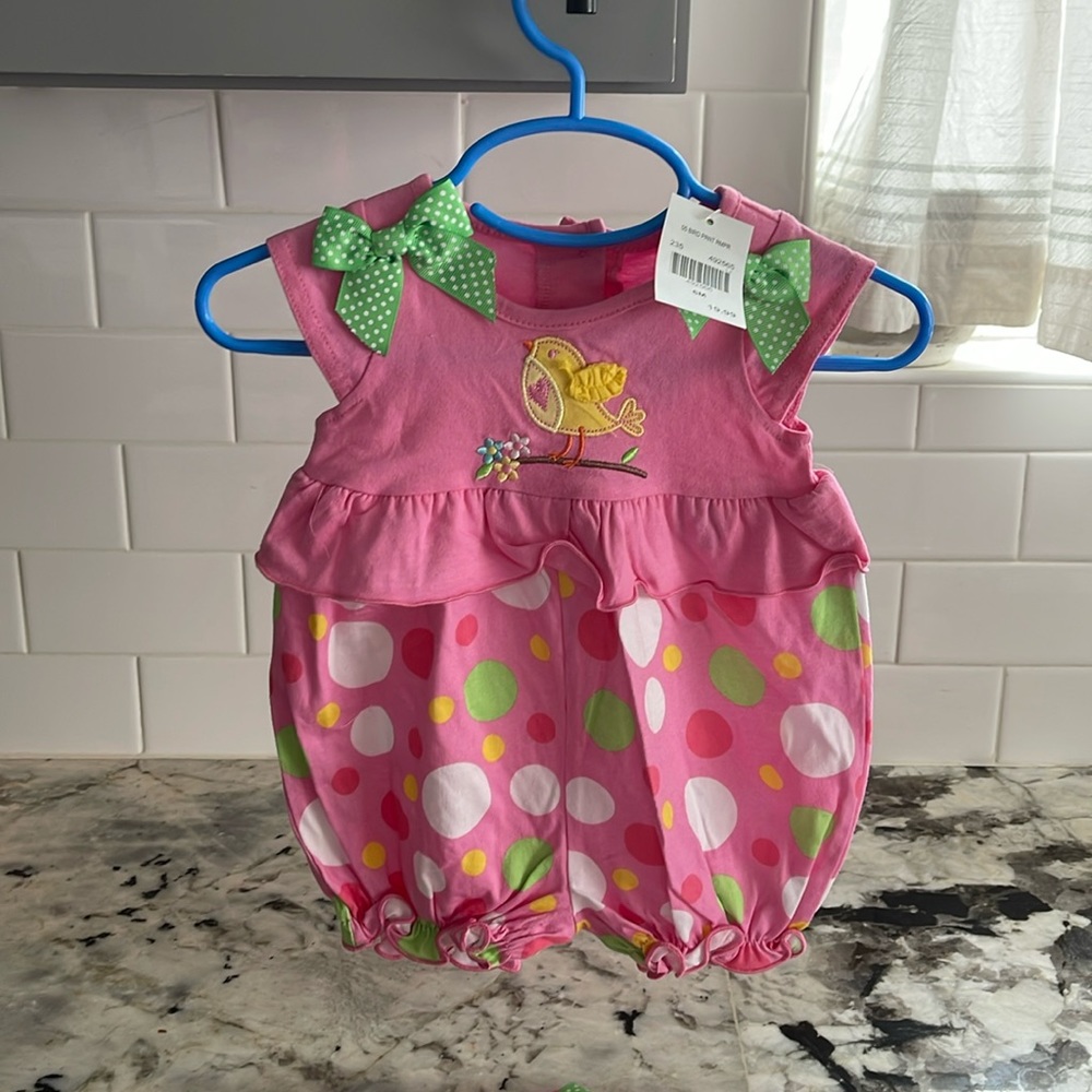 NWT Easter/spring outfit. 6mo. Goodlad.